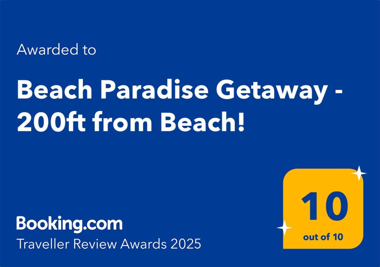 Beach Paradise Getaway - 200Ft From Beach! Sebastian Eksteriør billede